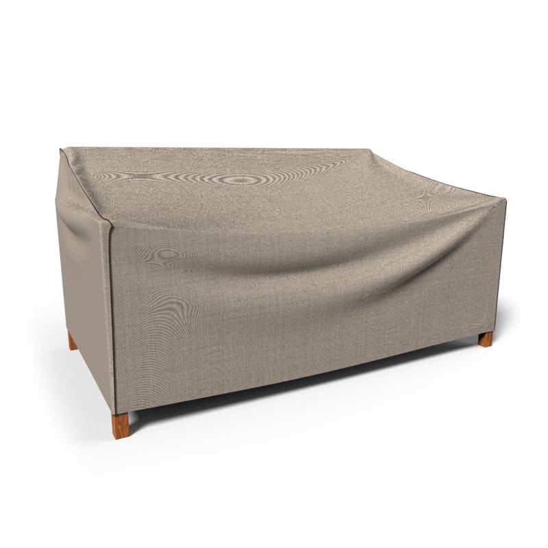 Budge P3A01PM1 English Garden Patio Sofa Cover Heavy Duty and Waterproof, Small, Tan Tweed - Image 1